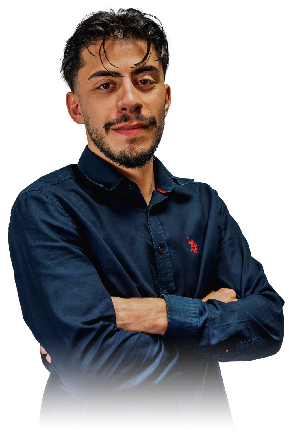 Rifat Kahraman mit verschränkten Armen